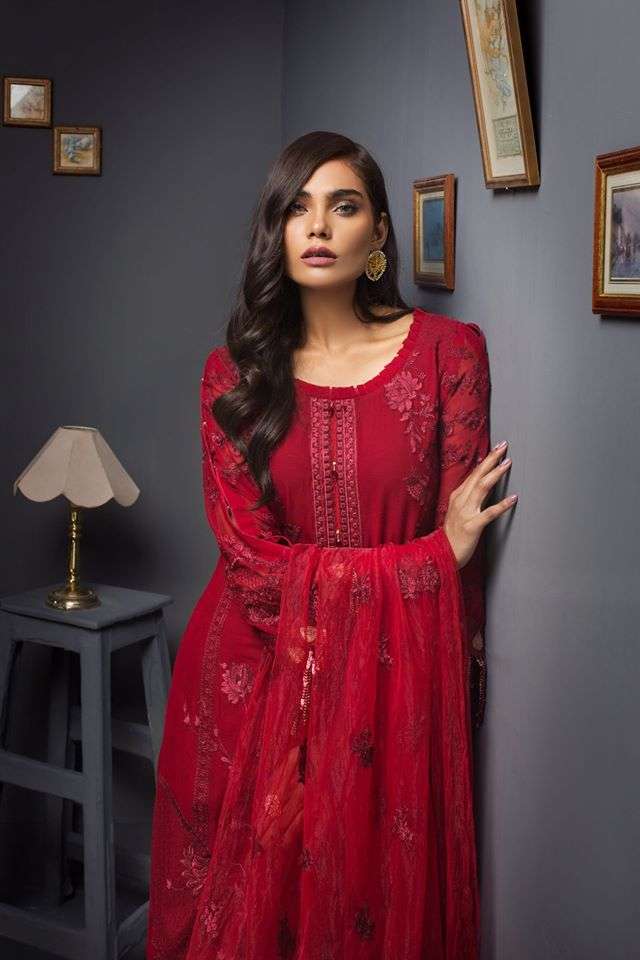 Kalyan Chiffon Embroidred 2019